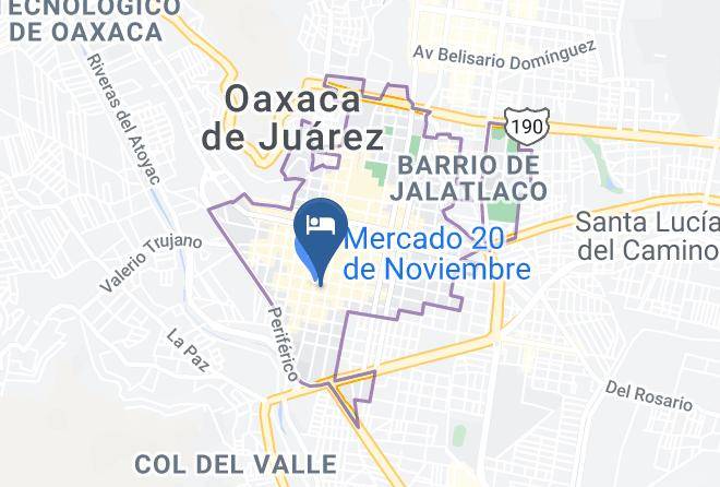 Oaxaca De Juarez - Hotel Chocolate Maps
