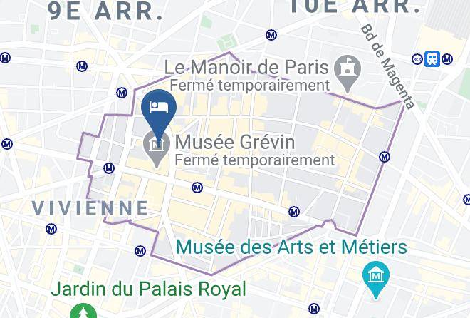 Paris - Hotel Chopin Grands Boulevards Paris Maps