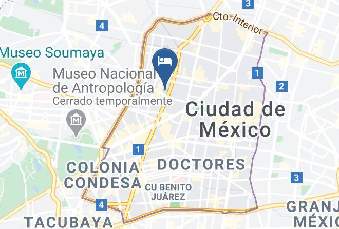 Cuauhtemoc - Hotel Chopo Maps