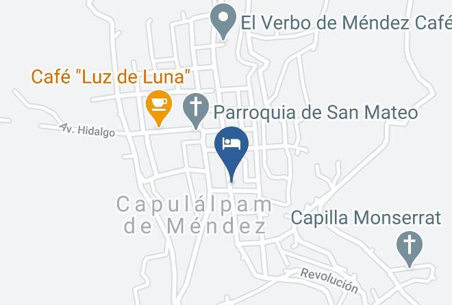 Capulalpam De Mendez - Hotel Chorromonte Maps