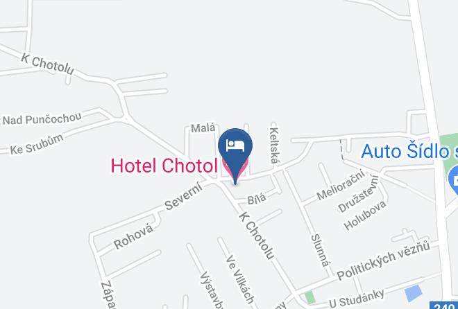 Prague West - Hotel Chotol Maps