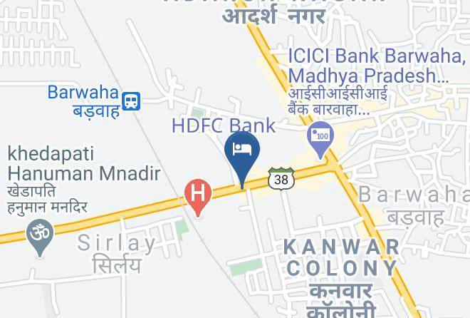 Barwah - Hotel Chourasia Palace Maps