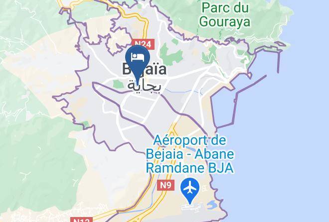 Bejaia - Hotel Chrea Maps