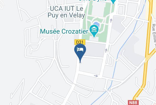 Hotel Chris'tel Hotel Puy En Velay Centre Ville & Restaurant Map