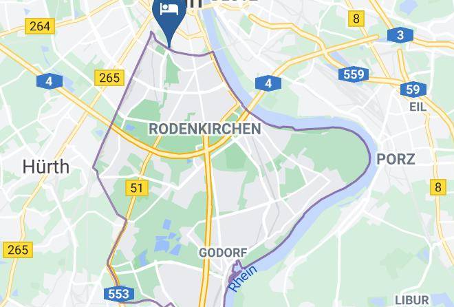 Cologne - Hotel Christina Maps