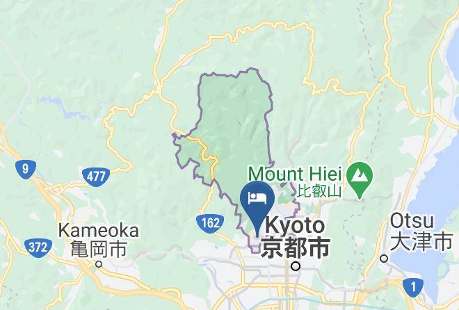 Kyoto City Kita Ward - Hotel Chrysantheme Kyoto Maps