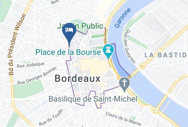 Gironde - Hotel Churchill Bordeaux Centre Maps