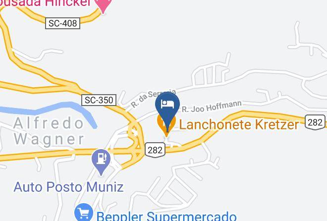 Alfredo Wagner - Hotel & Churrascaria Kretzer Maps