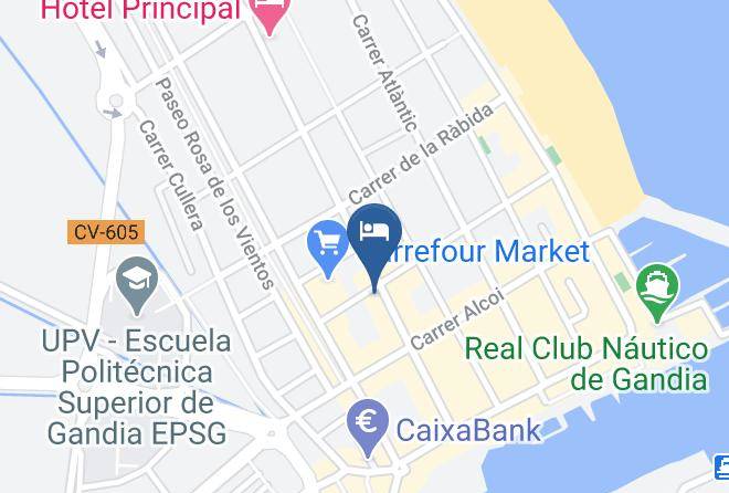 Hotel Cibeles Playa Map
