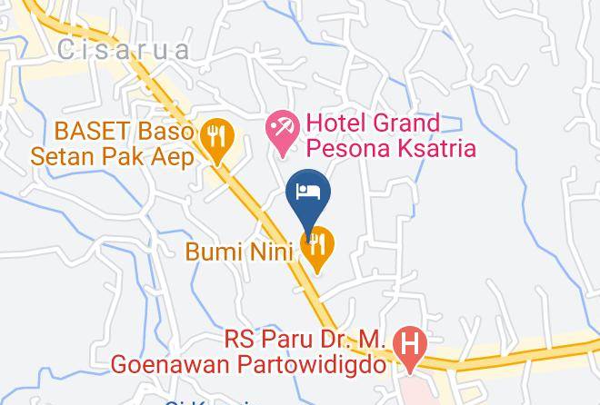Bogor Regency - Hotel Cibulan Indah Maps