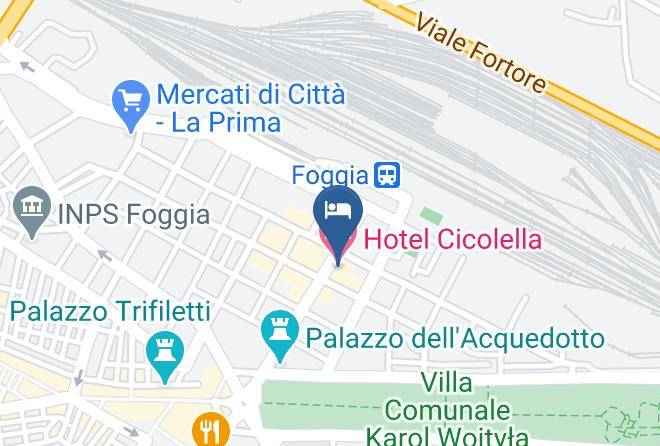 Foggia - Hotel Cicolella Maps