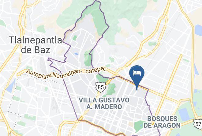 Gustavo A Madero - Hotel Cid Maps