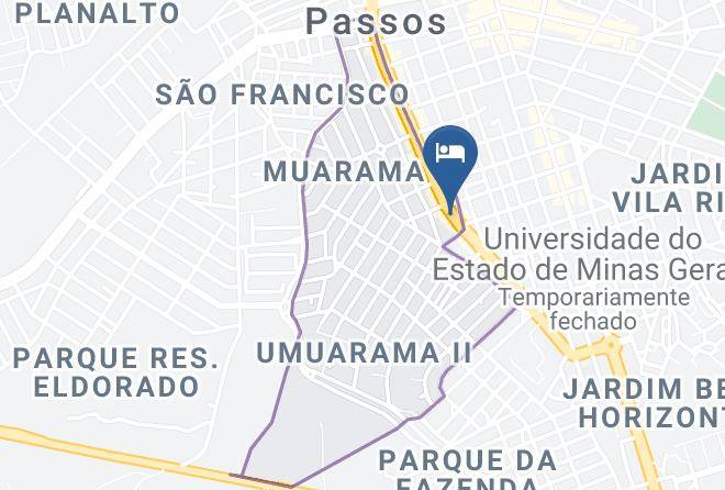 Passos - Hotel Cidade Maps