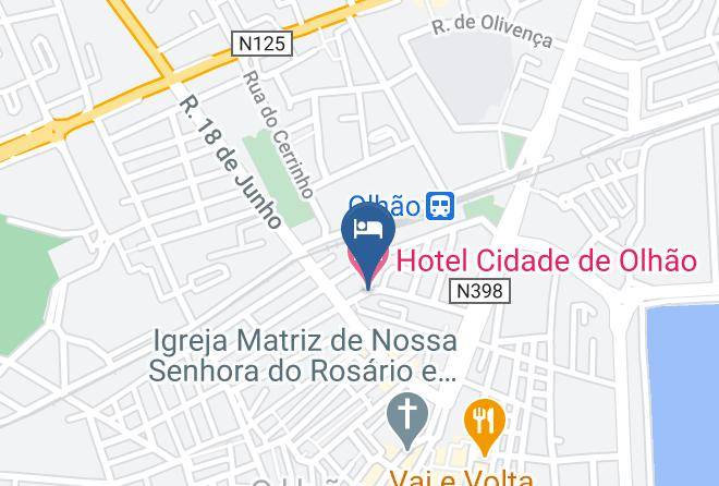 Olhao - Hotel Cidade De Olhao Maps