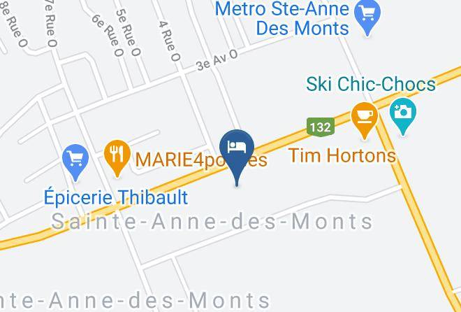 La Haute Gaspesie Regional County Municipality - Hotel & Cie Maps