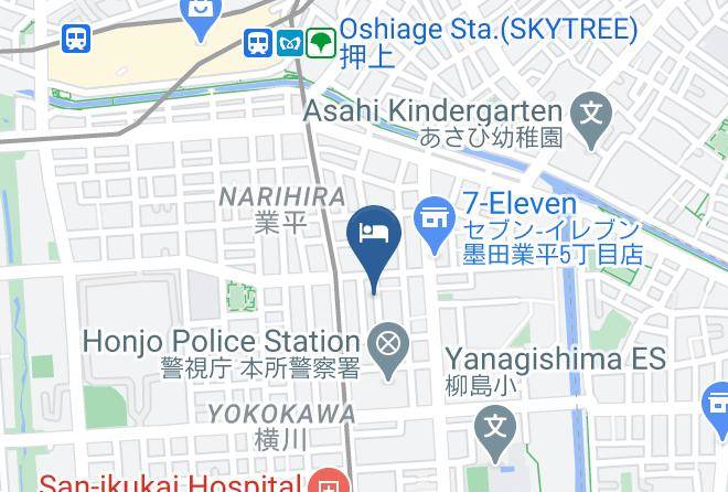 Sumida Ward - Hotel Ciel Hills Maps