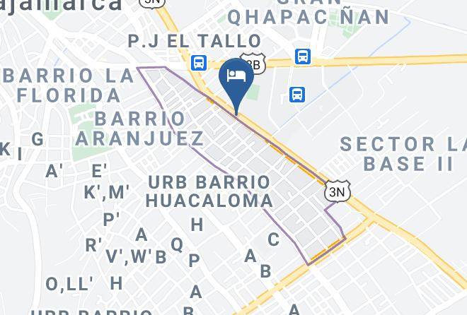 Cajamarca - Hotel Cielo Azul Maps