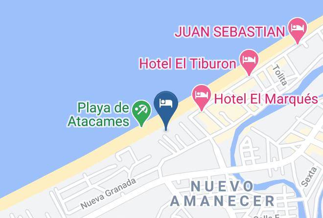 Hotel Cielo Azul Map