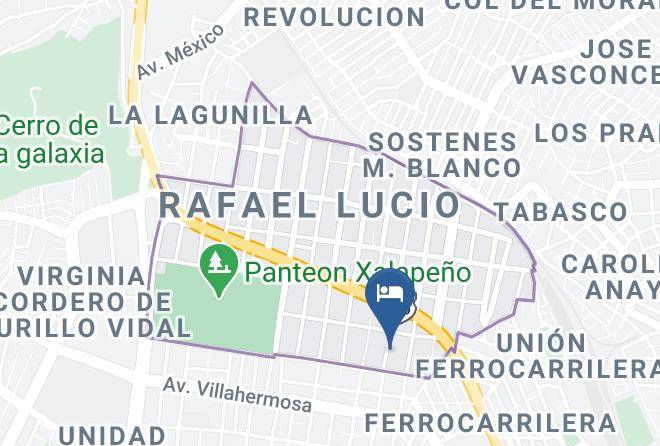 Xalapa - Hotel Cielo Concept Hotel Maps