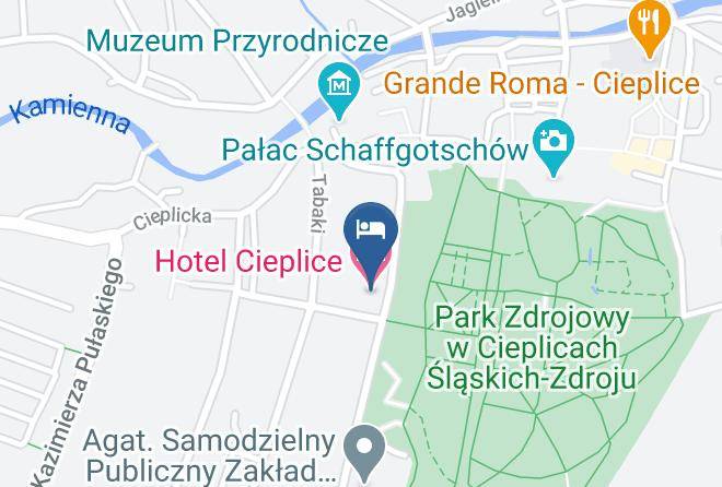 Hotel Cieplice Map