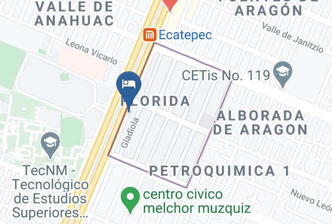 Ecatepec De Morelos - Hotel Cies Maps