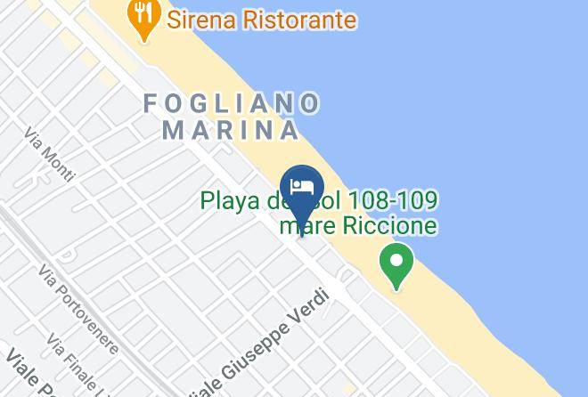 Rimini - Hotel Cigno D'oro Maps
