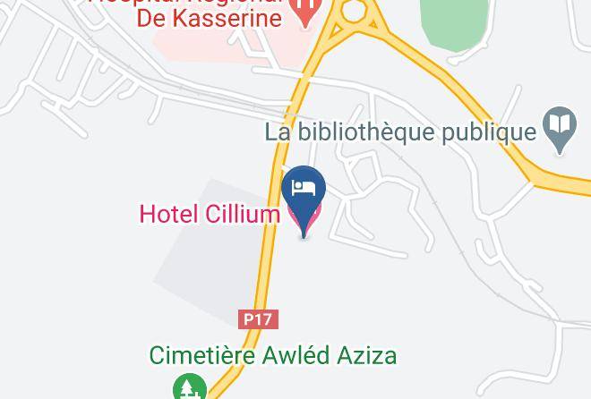 Tunisia - Hotel Cillium Maps