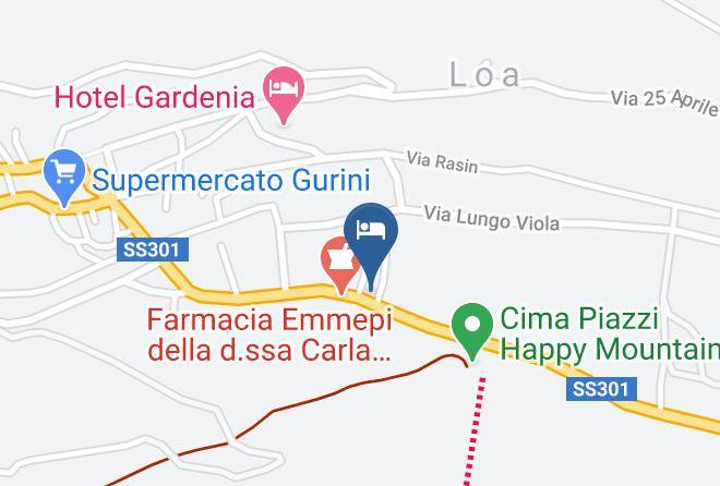 Albergo Cima Piazzi Map
