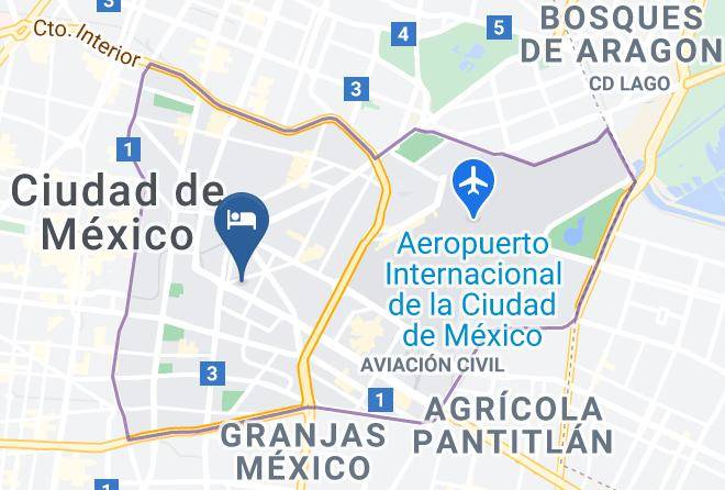 Venustiano Carranza - Hotel Cima Maps
