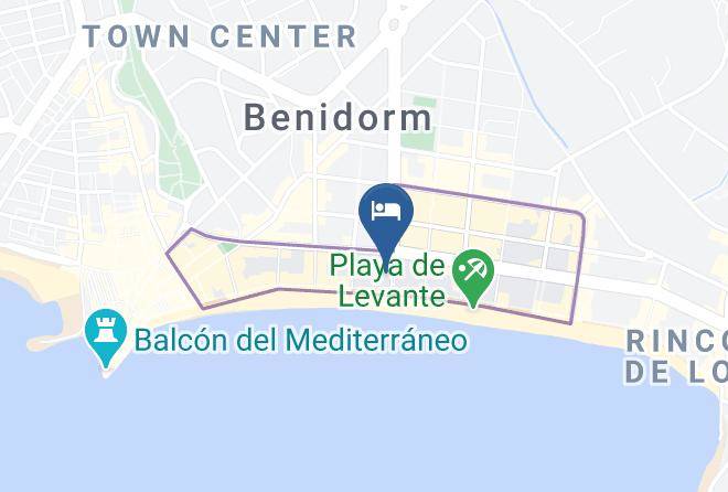 Alicante - Hotel Cimbel Maps