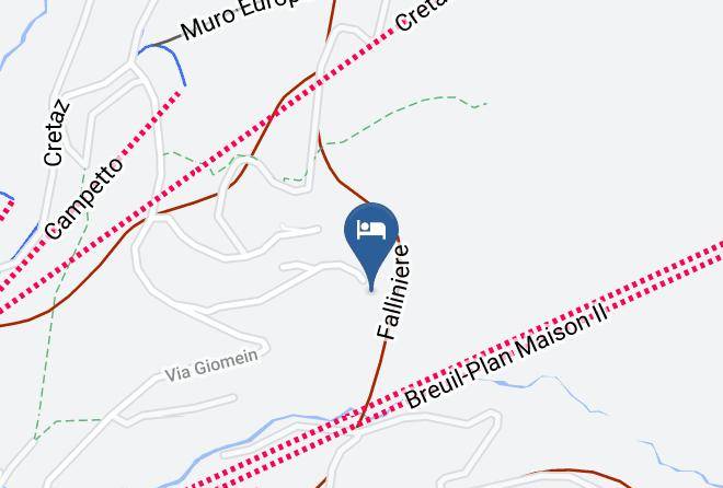Aosta - Hotel Cime Bianche Maps