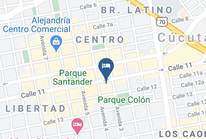 Cucuta - Hotel Cinera Maps