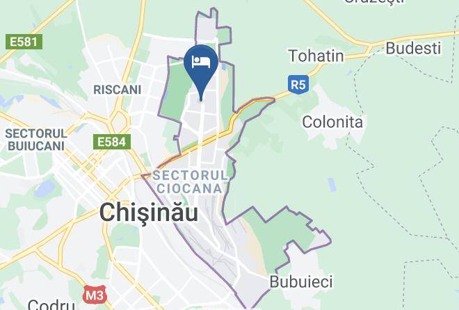 Chisinau - Hotel Ciocana Maps