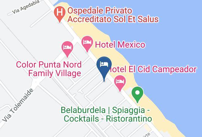 Rimini - Hotel Ciondolo D'oro Maps