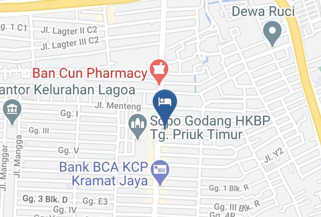 North Jakarta - Hotel Cipondo Maps