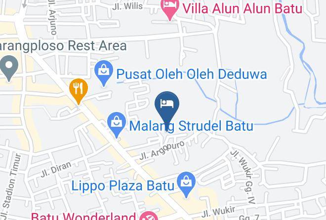 Kota Batu - Hotel Ciptaningati Maps