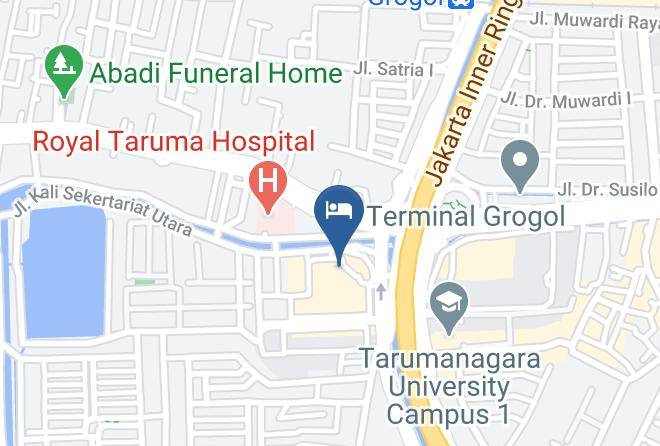 West Jakarta - Hotel Ciputra Jakarta Maps