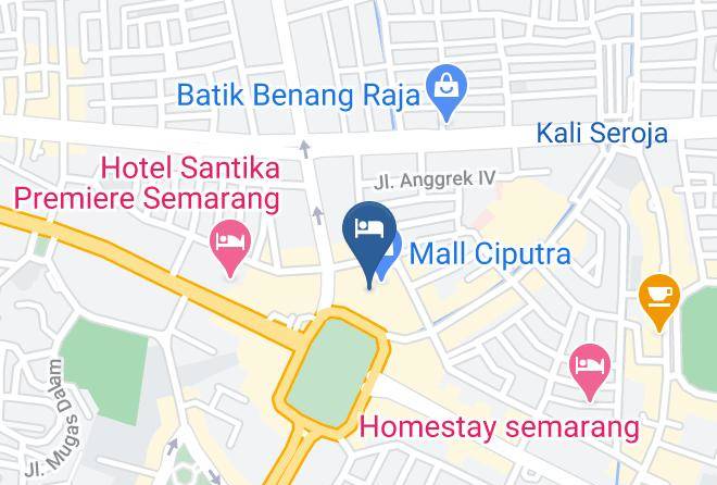 Kota Semarang - Hotel Ciputra Semarang Maps