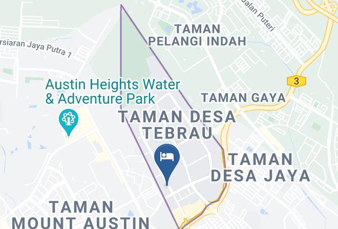 Johor Bahru - Hotel Ciq Taman Desa Tebrau Maps