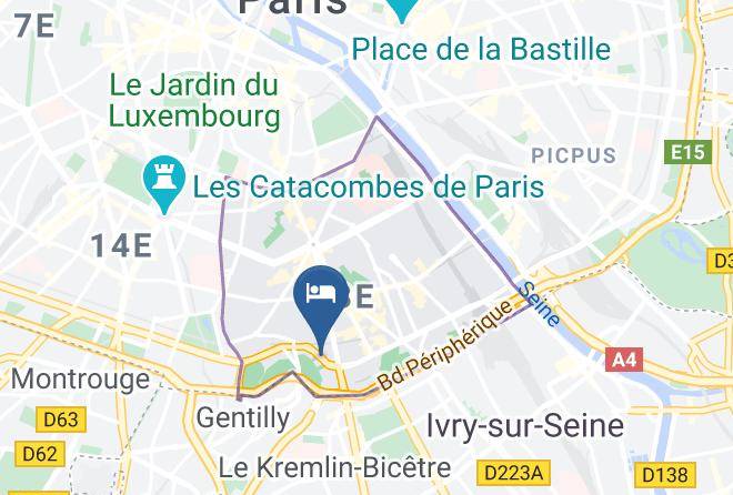 Paris - Hotel Cis Paris Kellermann Maps