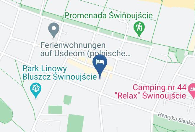 Swinoujscie - Hotel Cis W Swinoujsciu Maps
