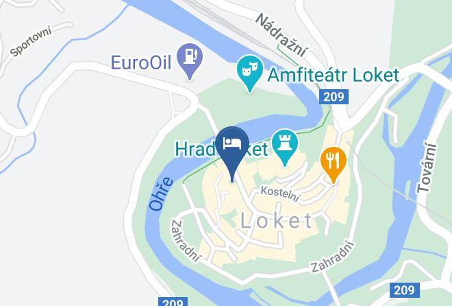 Sokolov - Hotel Cisar Ferdinand Maps