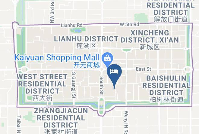 Xi An - Hotel Citadines Suzhou Xinghai Maps