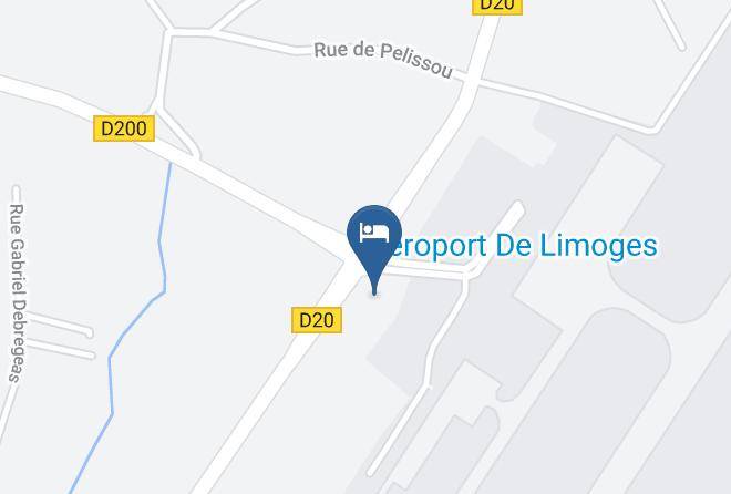 Haute Vienne - Hotel Citotel Les Alizes Maps