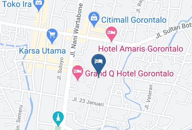 Kota Gorontalo - Hotel Citra Maps