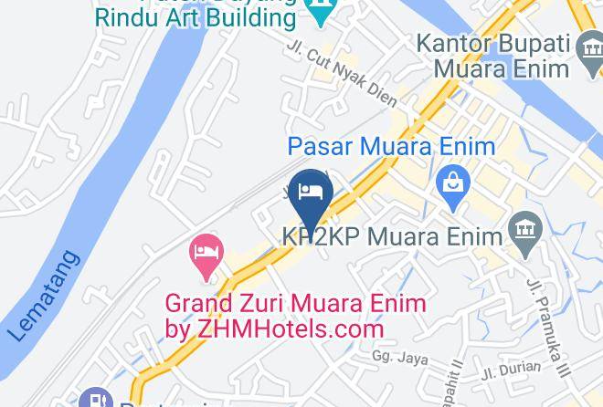 Muara Enim Regency - Hotel Citra Maps