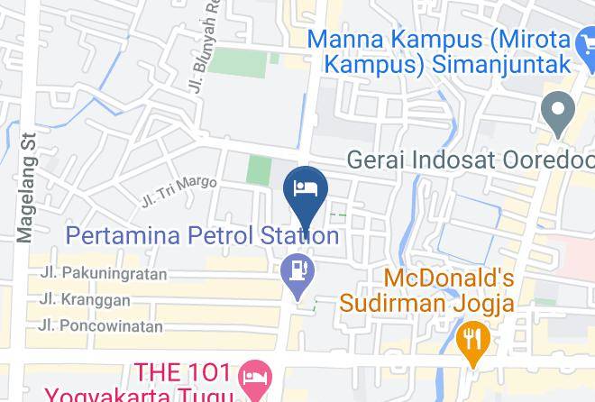 Kota Yogyakarta - Hotel Citradream Yogyakarta Maps