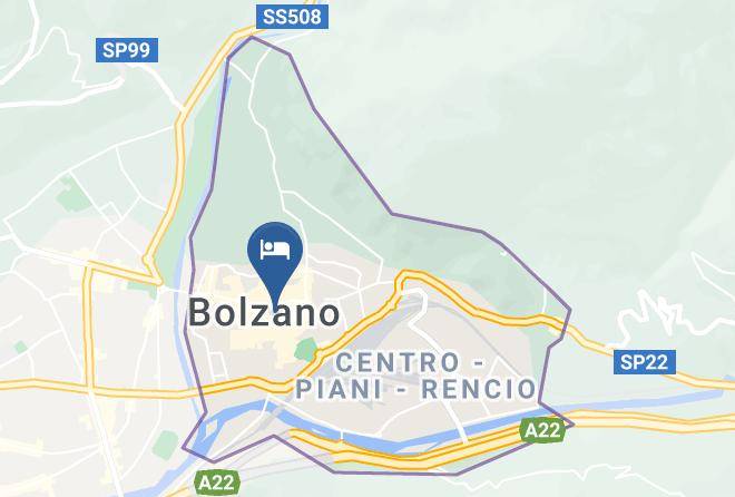 Bolzano - Stadt Hotel Citta Cafe & Restaurant Maps