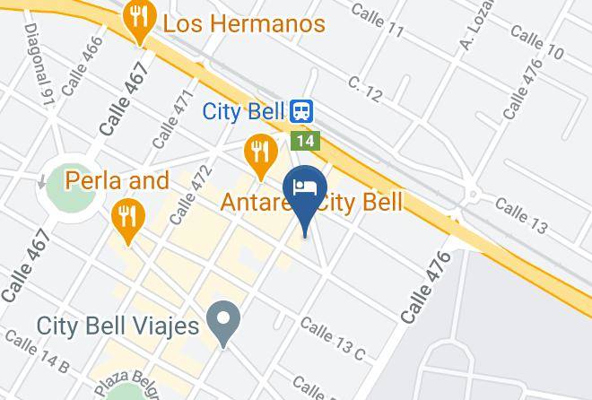 La Plata - Hotel City Bell Maps