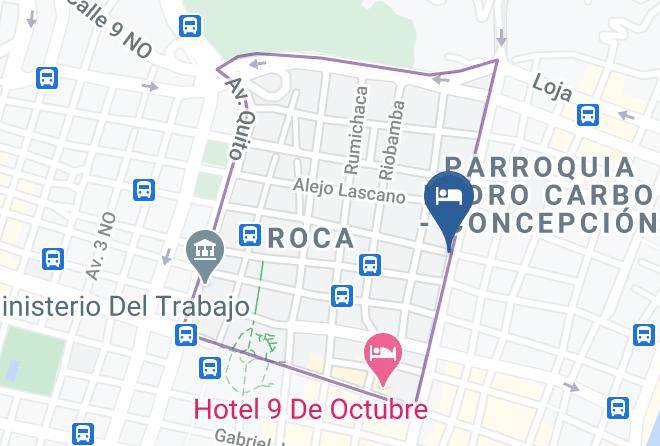 Guayaquil - Hotel City Boyaca Maps